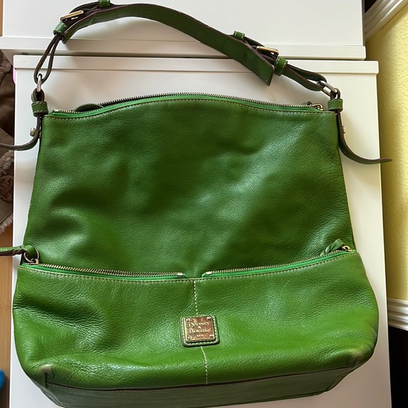 Dooney & Bourke Bags Dooney And Bourke Green Leather Satchel Bag